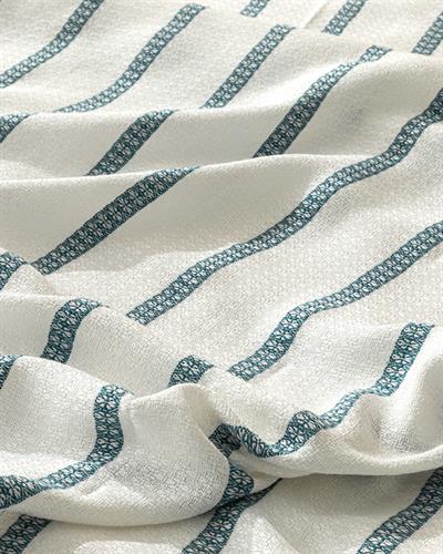 Petite Daisies Покривка Двоен Размер, Visko, Селедон, 200 X 220 Cm