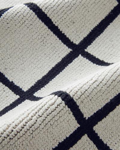 Petra Постелка За Баня Букле Памучен полиестер 50x80 см Черен - Бял