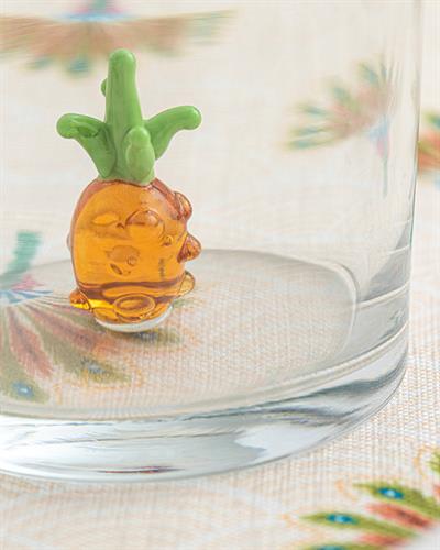 Pinapple Чаша За Безалкохолно Стъкло, Оранжево,, 350 Ml