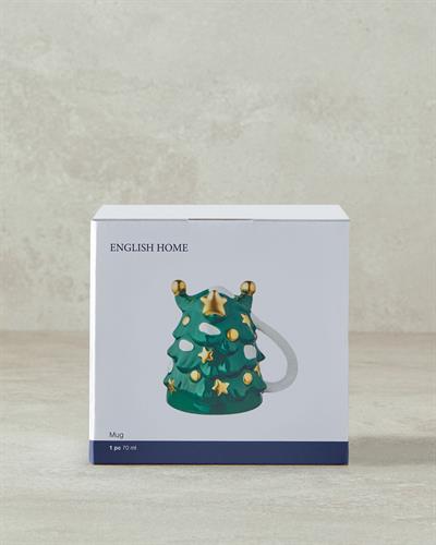 Pine Tree Чаша Доломит 300 мл Тъмнозелен