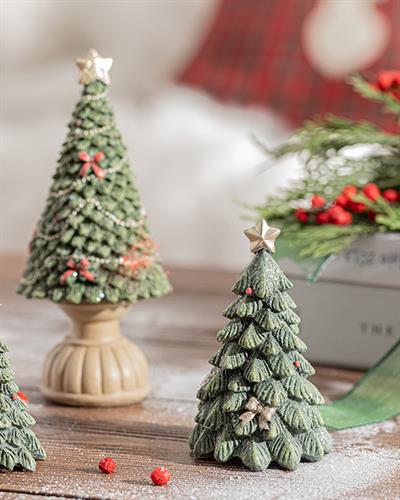 Pine Tree Дрънкулка Зелено, 8 X 8 X 18,5 Cm