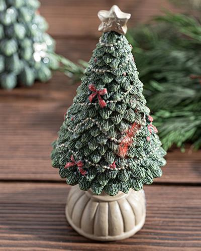 Pine Tree Дрънкулка Зелено, 8 X 8 X 18,5 Cm