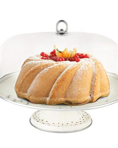 Pine Tree Band Фанус За Кекс Емайлиран, Зелено, 31 Cm