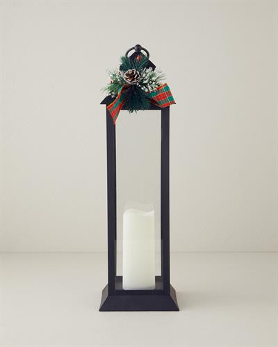 Pinecone Lantern Black