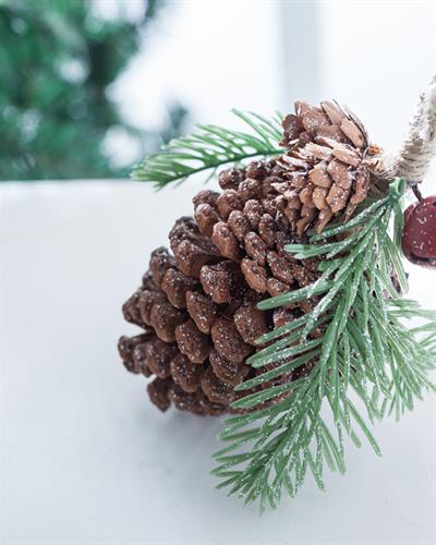Pinecone Изкуствено Цвете 17 см .