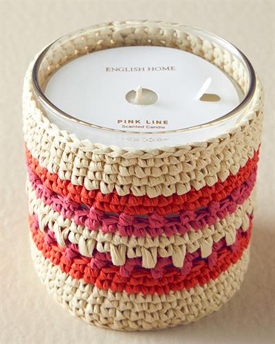 Pink Line Scented Candle 220 g