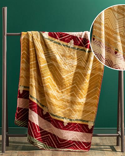 Pinus Тв Одеяло Акрил 130x170 см Горчица