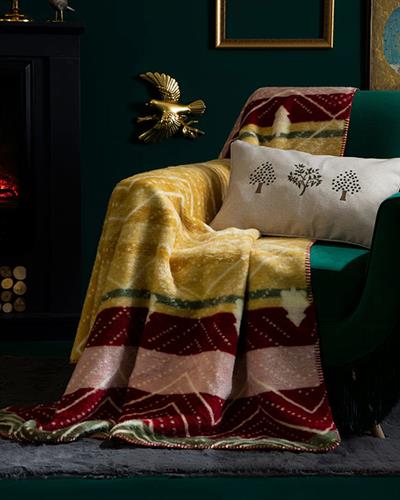 Pinus Тв Одеяло Акрил 130x170 см Горчица