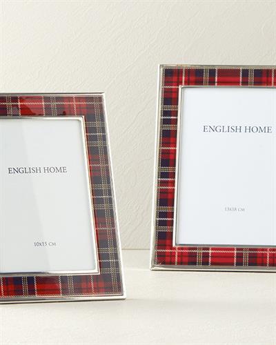 Plaid Рамка Бордо Червено, 13 X 18 Cm