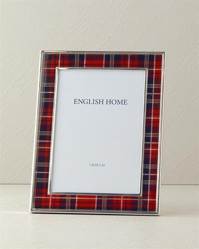 Plaid Рамка Бордо Червено, 13 X 18 Cm