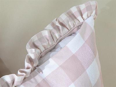 Plaid Joy Декоративна Калъфка За Възглавница Памучен Полиестер, Прах, 45 X 45 Cm