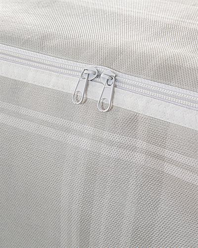 Plaid Lines Чанта За Дрехи Сиво, 30 X 22 X 18 Cm