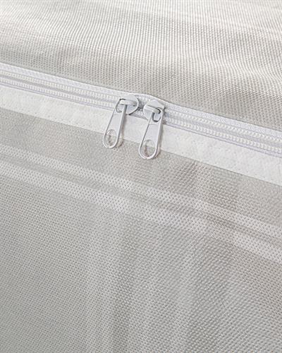 Plaid Lines Saddle Bag 74x46x46 cm Gray