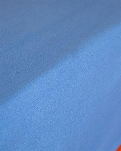 Plain Cottony For One Person Fitted Sheet 100x200 cm Blue