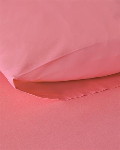 Plain КОМПЛЕКТ ЧАРШАФИ С Л За един човек Памучен 100x200 cm Праскова