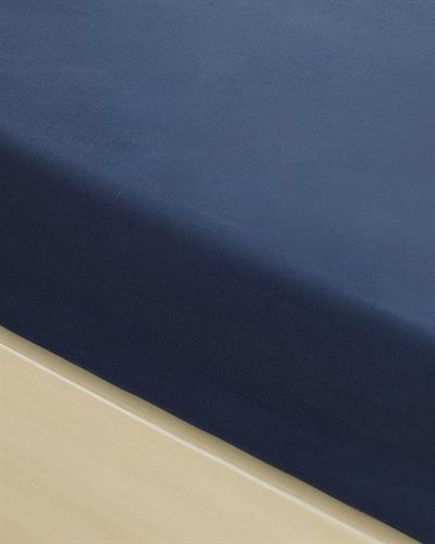 Plain Cottony Small Single Sheet 140x200 cm Gece Mavisi