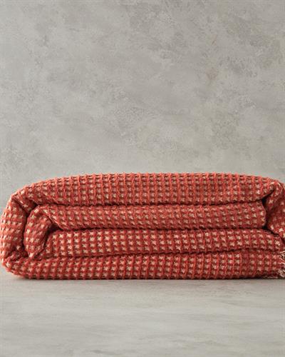 Plain For One Person Blanket 150x200 cm Beige - Terracotta