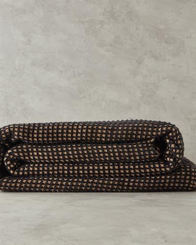 Plain For One Person Blanket 150x200 cm Anthracite - Beige