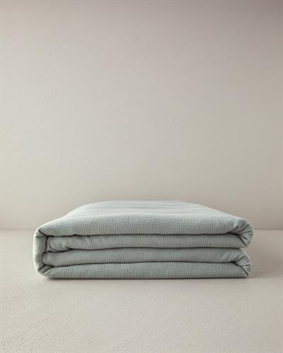 Plain Одеяло Пике Единичен Памучен 150x220 см Зелен