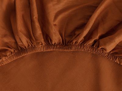 Plain Спално Бельо Компле Единичен Размер, Памучен, Оранжево-Синьо, 160 X 220 Cm