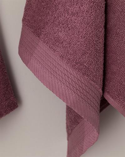 Plain Халат Комплект 2Бр., Памучен, Розово, L-Xl