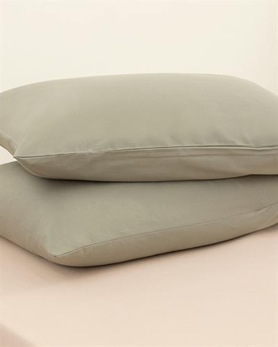 Plain Калъфка За Възглавница 2 бр. Памучен 50x70 см Градски градински чай