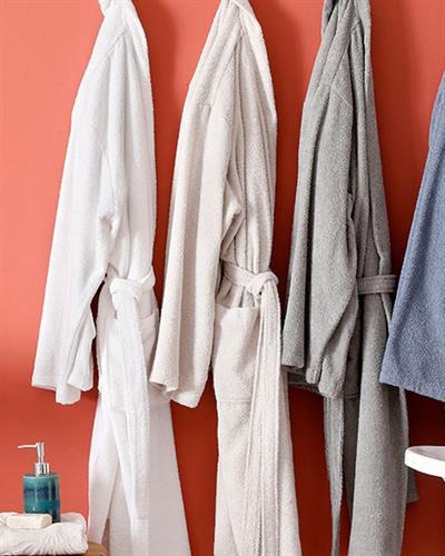 Plain Халат Комплект 2Бр., Памучен, Индиго, L-Xl