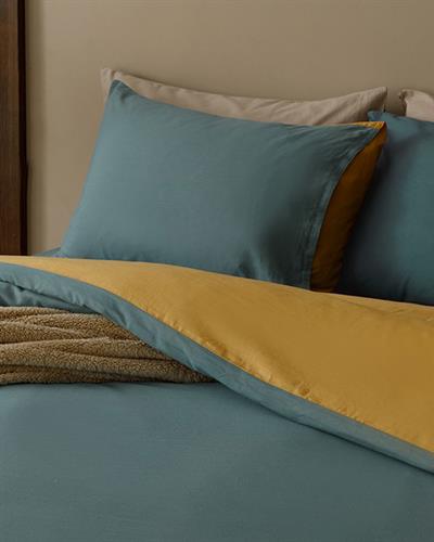 Plain Спален Комплект Двоен Памук 200x220 см Селадон