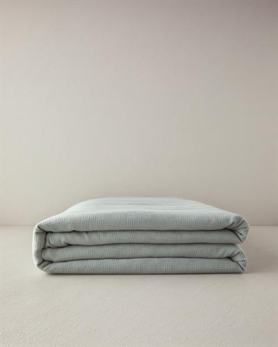 Plain Cottony King Size Summer Blanket 240x220 cm Green