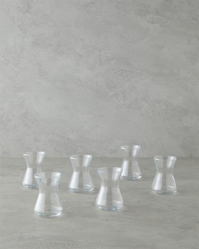 Plain Чаша За Чай 6 бр. Стъкло 125 мл Прозрачен