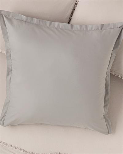 Plain Калъфка За Възглавница Единичен Оксфорд Памучен 70x70 см Чакълено сив