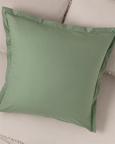 Plain Калъфка За Възглавница Единичен Оксфорд Памучен 70x70 см Тръстиково зелено