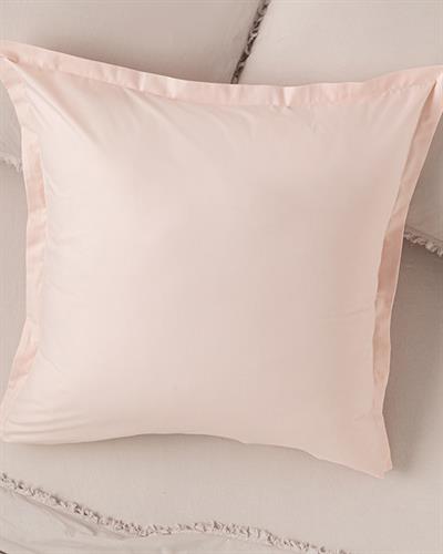Plain Калъфка За Възглавница Единичен Оксфорд Памучен 70x70 см Бледорозов..