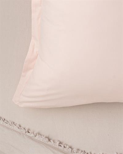 Plain Калъфка За Възглавница Единичен Оксфорд Памучен 70x70 см Бледорозов..