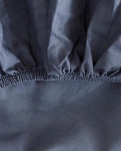 Plain Спално Бельо Компле King Size, Памучен, Синьо - Тъмно Синьо, 240 X 220 Cm