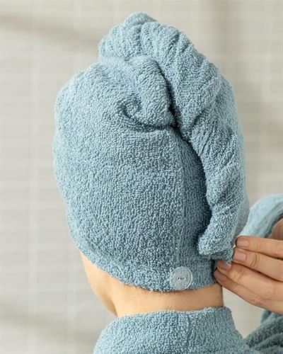 Plain Шапка За Коса Памучен, Индиго, Standart