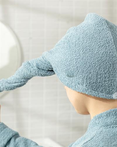 Plain Шапка За Коса Памучен, Индиго, Standart