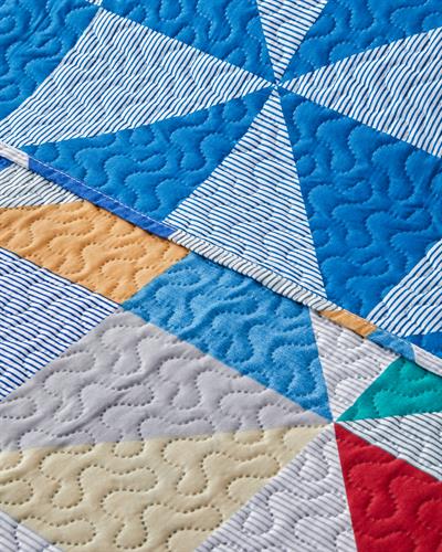 Комплект Кувертюра За Легло Единичен 160x220 см Зелен