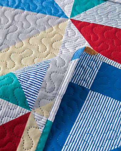 Комплект Кувертюра За Легло Единичен 160x220 см Зелен