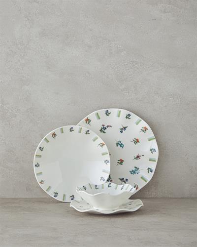 Pleasant Комплект За Хранене Порцелан 24 части за 6 души Зелен - Син