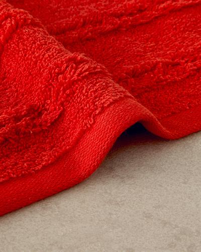 Кърпа За Лице Памучен 50x80 см Червен