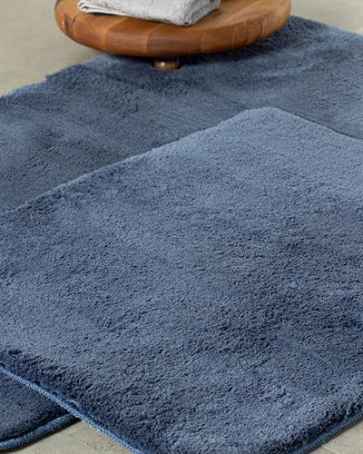 Poffy Комплект Постелки За Баня 2 бр. 60x100 - 50x60 см Морскосин