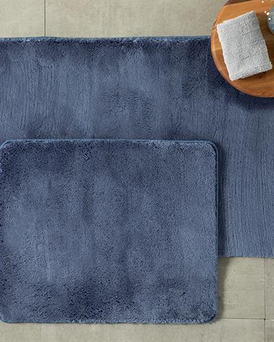 Poffy Комплект Постелки За Баня 2 бр. 60x100 - 50x60 см Морскосин