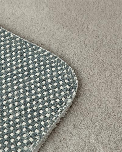 Poffy Комплект Постелки За Баня 2 бр. 60x100 - 50x60 см Сив