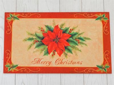 Poinsettiea ИЗСТРИВАЛКА Отпечатано 45x75 cm Red