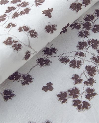 Хартиени Салфетки 20 бр. Хартия 33x33 см Бял - Кафяв