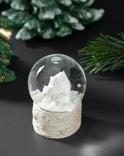 Polar Bear Снежно Кълбо Бяло, 4,5 X 4,5 X 6 Cm