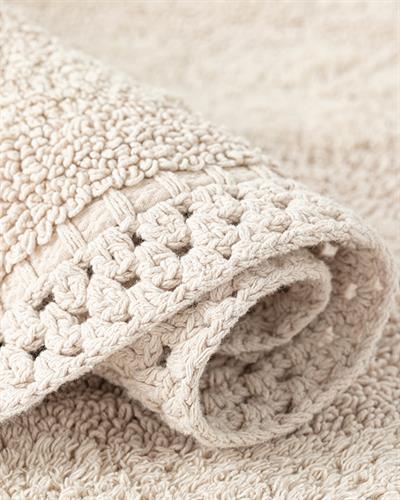 Polin Комплект Постелки За Баня Памучен 60x90+40x60 Бежов