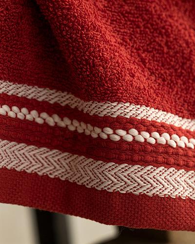 Polka Dot Кърпа За Ръце Памучен 30x40 см Керемиден