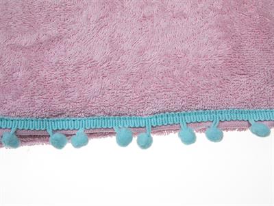 Polka Dot ХАВЛИИ ЗА РЪЦЕ С помпони Жакардов 30x45 cm Pink